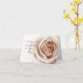 Einfache und aufrichtige Beileids-Karte Karte (Gelbe Blume)