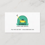 Einfache und effektive Rasenpflege individuell anp Visitenkarte (Rückseite)