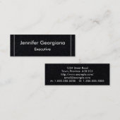 Einfache und einfache Berufliche Visitenkarte (Vorne/Hinten)