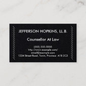 Einfache und einfache Rechtsberatung Visitenkarte (Vorderseite)