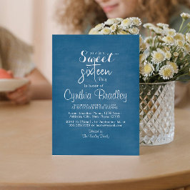 Einfache und elegante 16 . Geburtstag Geburtstagsp Einladung