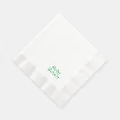 Einfache und elegante Babydusche Serviette (Ecke)