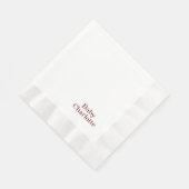 Einfache und elegante Babydusche Serviette (Ecke)