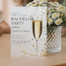 Einfache und elegante Bachelor Party