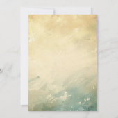 Einfache und elegante Bachelor Party Einladung (Rückseite)