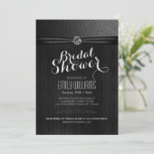 Einfache und elegante Brautdusche Einladung (Stehend Vorderseite)