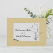 Einfache und elegante Einladung (Stehend Vorderseite)