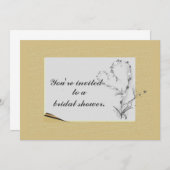 Einfache und elegante Einladung (Vorne/Hinten)