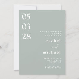 Einfache und elegante Einladung