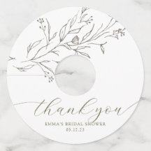 Einfache und elegante Eukalyptus Branch Wine Glass