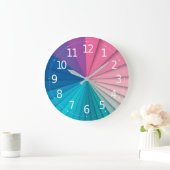 Einfache und elegante Farbgestaltung| Wandsperre Große Wanduhr (Zuhause)