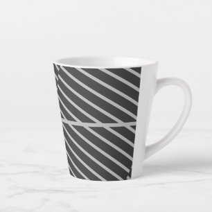 Einfache und elegante grafische Tasse