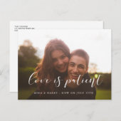 Einfache und elegante Liebe ist ein Update für die Postkarte (Vorne/Hinten)