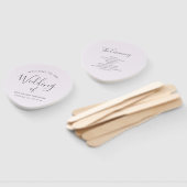 Einfache und elegante Lila Hochzeitsprogramme Fächer (Non-assembled)