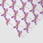 Einfache und elegante Lila Libelle Seidenpapier (Ausschnitt)