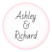 Einfache und elegante Namen Rosa Hochzeit