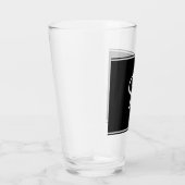 Einfache und elegante Schwarz-Weiß-Eigenart Glas (Rechts)