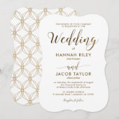 Einfache und elegante Script-Hochzeit Einladung (Vorne/Hinten)