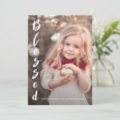 Einfache und elegante Soft Watercolor Weihnachten (Stehend Vorderseite)