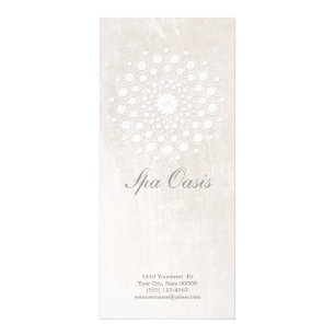 Einfache und elegante Speisekarte für den Friseur  Werbekarte