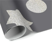 Einfache und elegante Sterne und Ornamente Geschenkpapier (Rolleneckpunkt)