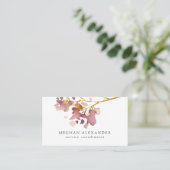 Einfache und elegante Visitenkarte (Stehend Vorderseite)