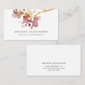 Einfache und elegante Visitenkarte (Vorne/Hinten)