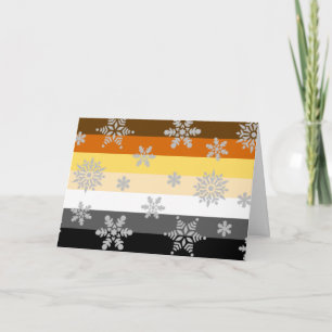 Einfache und elegante Weihnachtskarte für den Gay Feiertagskarte