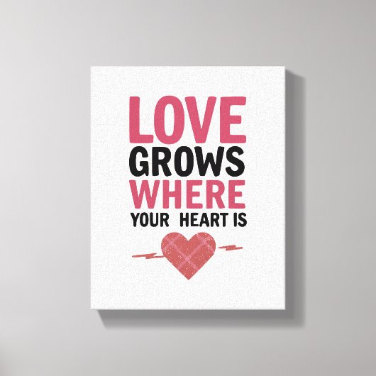 Einfache und elegante Wohngestaltung Leinwanddruck (Vorderseite)