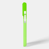 Einfache und Hübsche Monografie Case-Mate iPhone Hülle (Rückseite / Links)