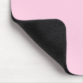 Einfache und Hübsche rosa Streifen Monogramm Mousepad (Ecke)