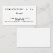 Einfache und konservative Unternehmenskarte Visitenkarte (Vorne/Hinten)