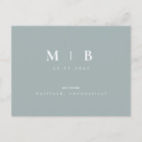 Einfache und leichte Monogramm schwaches MeerSpeic