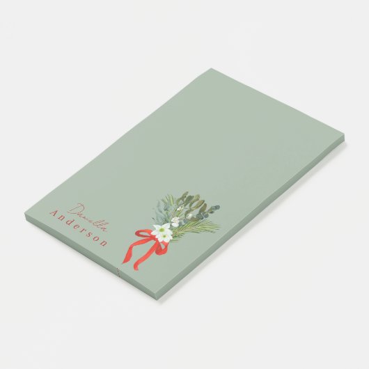 Einfache und minimale Winterlandschaft Post-it Klebezettel (angewinkelt)