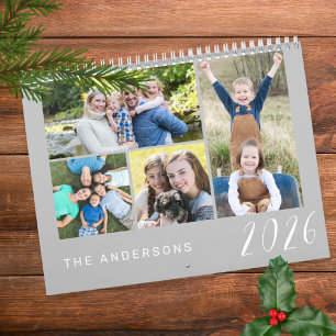 Einfache und Minimalistische Fotos 2026 Kalender