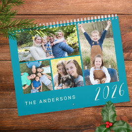 Einfache und Minimalistische Fotos 2026 Kalender