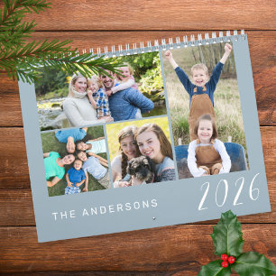 Einfache und Minimalistische Fotos 2026 Kalender