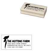 Einfache und Minimalistische Hähnchenfamilie Gummistempel (Stempel)