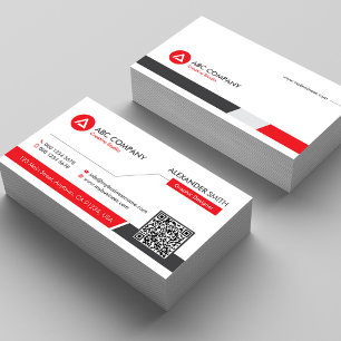 Einfache und minimalistische professionelle Firma Visitenkarte