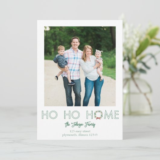 Einfache und moderne Ankündigung (Stehend Vorderseite)