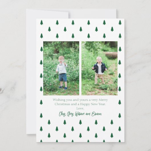 Einfache und moderne Ankündigung (Rückseite)