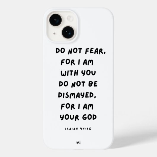 Einfache und moderne Bibel Verse iPhone/iPad Gehäu Case-Mate iPhone Hülle (Rückseite)