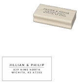 Einfache und moderne Briefmarke Gummistempel (Stempel)