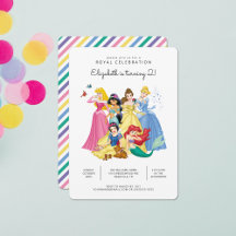 Einfache und moderne Disney Princess Birthday