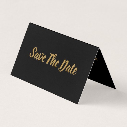 Einfache und moderne Foto Save the Date Card Visitenkarten (Vorderseite)