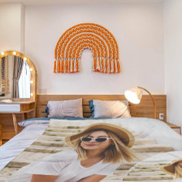 Einfache und moderne FotoCollage Fleecedecke