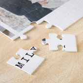 Einfache und moderne FotoCollage für die Familie Puzzle (Seite)