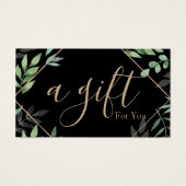 Einfache und moderne Geschenkgutschrift (Vorderseite)