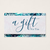 Einfache und moderne Geschenkgutschrift (Vorderseite)