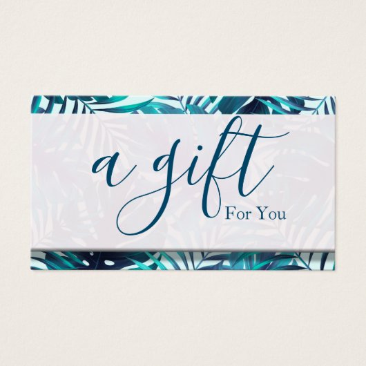 Einfache und moderne Geschenkgutschrift (Vorderseite)
